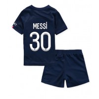 Paris Saint-Germain Lionel Messi #30 Fotballklær Hjemmedraktsett Barn 2022-23 Kortermet (+ korte bukser)